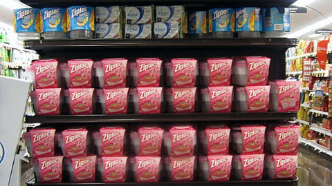 Ralphs Ziploc 'Giving Hope a Hand' Endcap