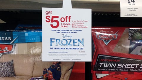 Kmart Disney 'Frozen' Dangler