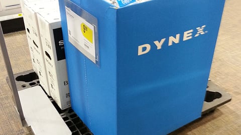 Best Buy Dynex Holiday Dump Bin