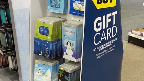 Best Buy Gift Card Merchandising