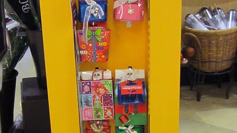 Safeway Holiday Gift Card Floorstand