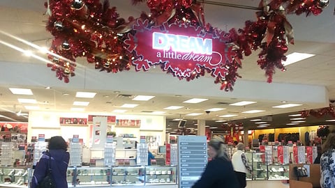 Kohl's 'Dream a Little Dream' Ceiling Sign