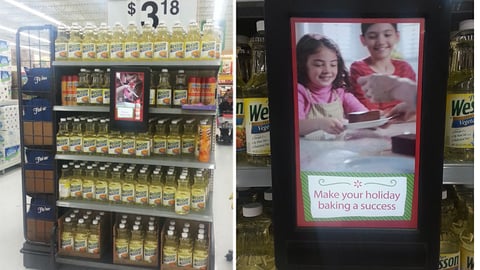 Walmart ConAgra Holiday Smart Network Endcap