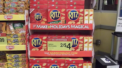 Nabisco 'Make Holidays Magical' Shipper