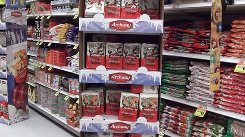 Archway Holiday Cookies Floorstand