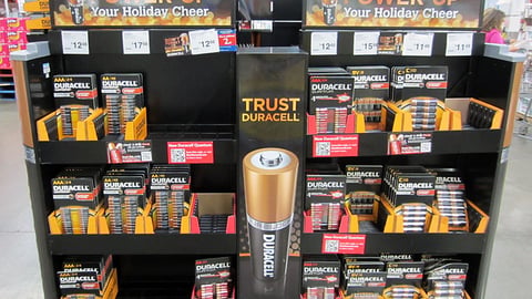 Duracell 'Holiday Cheer' Pallet Display