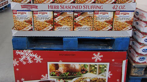Multi-Brand 'Share Something Delicious' Pallet Display