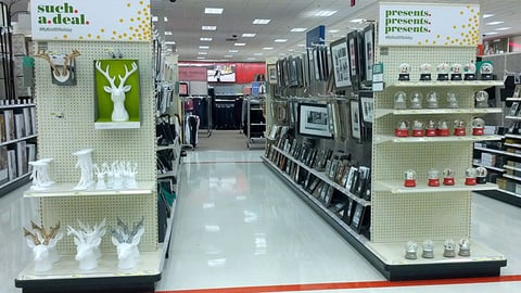 Target Holiday Endcaps