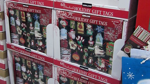 Kirkland Signature Gift Tags Pallet