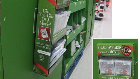 Walmart 'Holiday Cards Each With a Movie' Sidekick