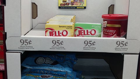Kraft Dollar General 'Create Delicious Memories' Shipper