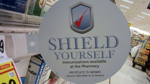 Winn-Dixie 'Shield Yourself' Shelf Talker