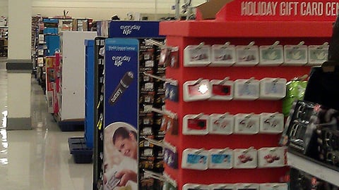 Meijer Wii U 'Wrap Up the Best Brands' Ceiling Sign
