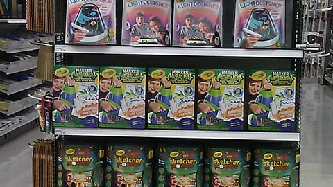 Meijer Crayola 'Great Gifts' Endcap Header