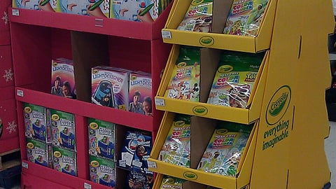 Crayola 'Give the Gift' Floorstands