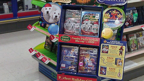 Disney DVD 'Give the Perfect Gift' Floorstand