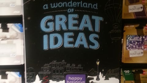 Safeway 'Wonderland of Great Ideas' Sign