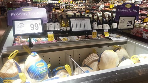 Dominick's Butterball 'Frozen Turkey' Price Headers