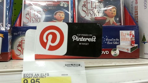 Target 'Top Pinned on Pinterest' Shelf Sign