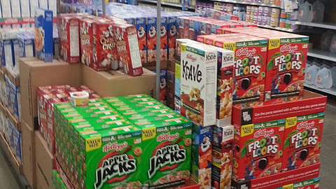 Walmart Kellogg's 'Just Dance' Pallet