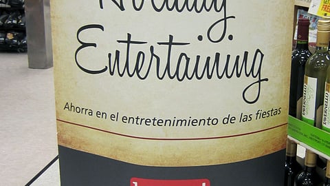 Winn-Dixie 'Holiday Entertaining' Standee