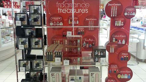 Macy's 'Fragrance Treasures' Holiday Display