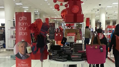 Macy's Tommy Hilfiger 'Gifts From Our Stars' Display