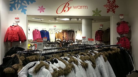 Macy's 'Be Warm' Wall Clings