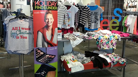 Macy's 'Be Gifted' T-Shirt Display