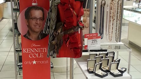 Macy's Kenneth Cole 'Gifts From Our Stars' Display