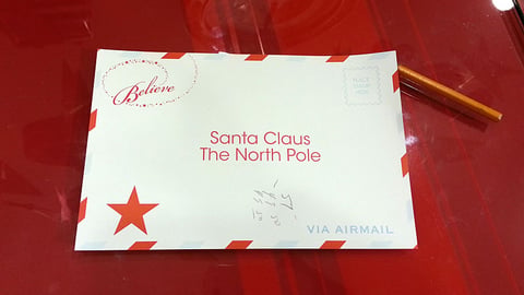 Macy's 'Santa Claus' Envelope