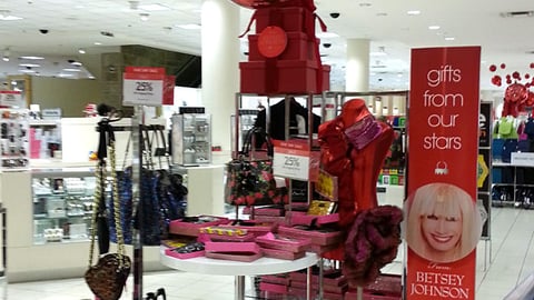 Macy's Betsey Johnson 'Gifts From Our Stars' Display