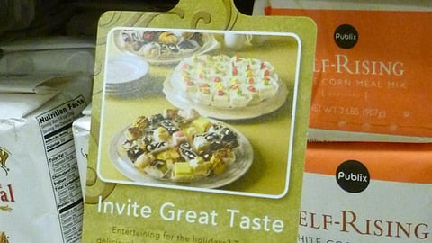 Publix Bakery 'Invite Great Taste' Shelf Wobbler
