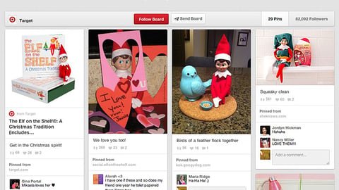Target 'Elf on the Shelf Ideas' Pinterest Board