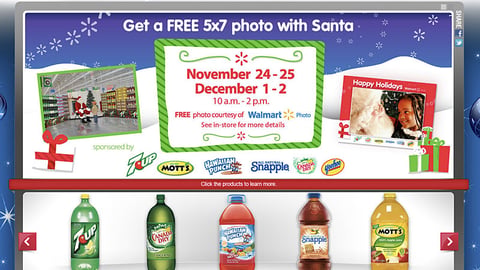 Dr Pepper Walmart.com Holiday Showcase