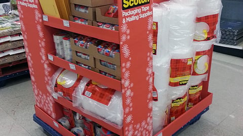 Scotch Holiday Pallet Display