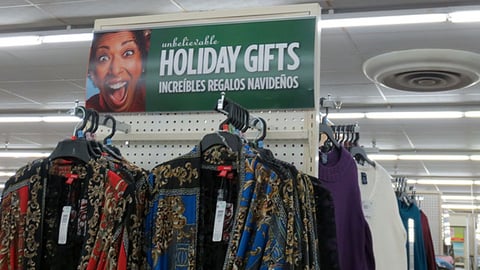 Kmart 'Unbelievable Holiday Gifts' Endcap Header