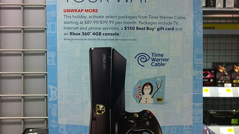 Best Buy Time Warner Cable 'Bundle of Joy' Sign