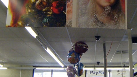 Dollar General Holiday Ceiling Signs