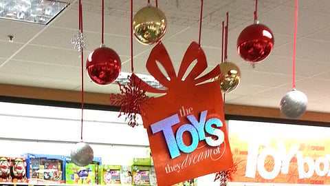 Kohl's 'The Toys They Dream Of' Ceiling Signs