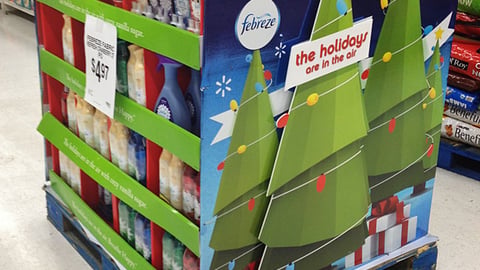 Febreze Walmart 'Holidays Are in the Air' Pallet