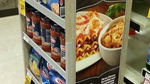 Dominick's Barilla 'Delicious Idea' Floorstand