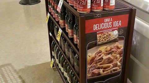 Dominick's 'Delicious Ideas' Floorstands