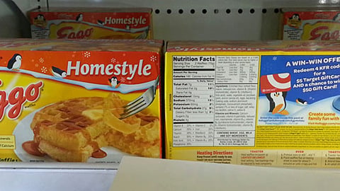 Eggo Target 'Gift Card' Packaging