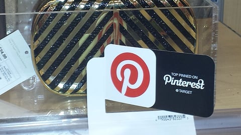 Target 'Top Pinned on Pinterest' Shelf Sign