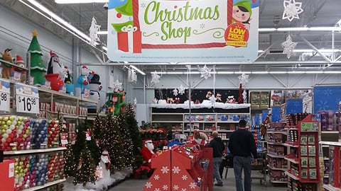 Walmart 'Christmas Shop' Department