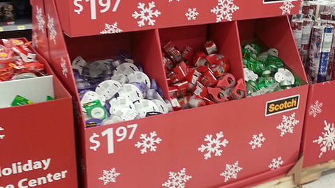 Scotch Walmart Holiday Pallet
