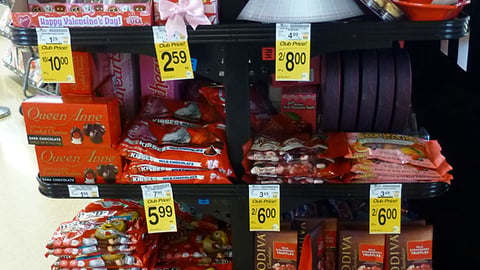 Safeway Valentine's Day Merchandising