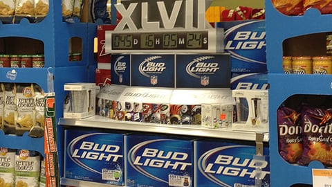 Anheuser-Busch 'Super Bowl XLVII' Countdown Clock