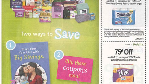 Kimberly-Clark Publix 'Big Savings' FSI